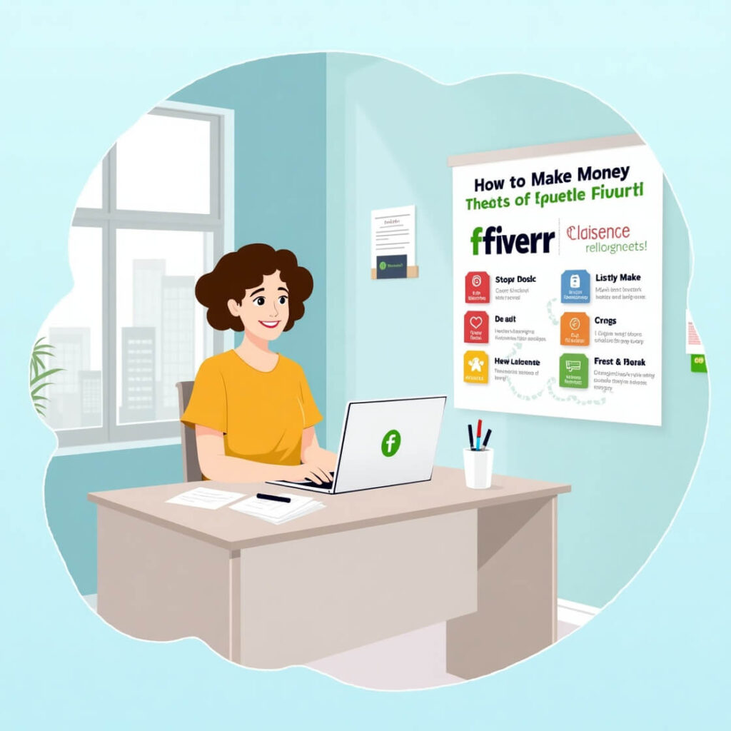 Step-by-step guide on making money on Fiverr for beginners
