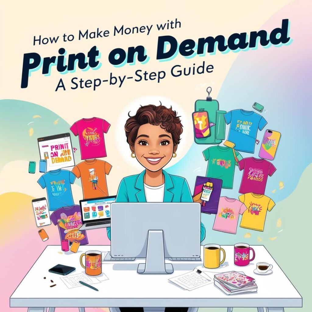 Step-by-step guide to making money with print on demand business model
