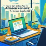 Step-by-step guide on how to start earning money through Amazon product reviews in 2025.