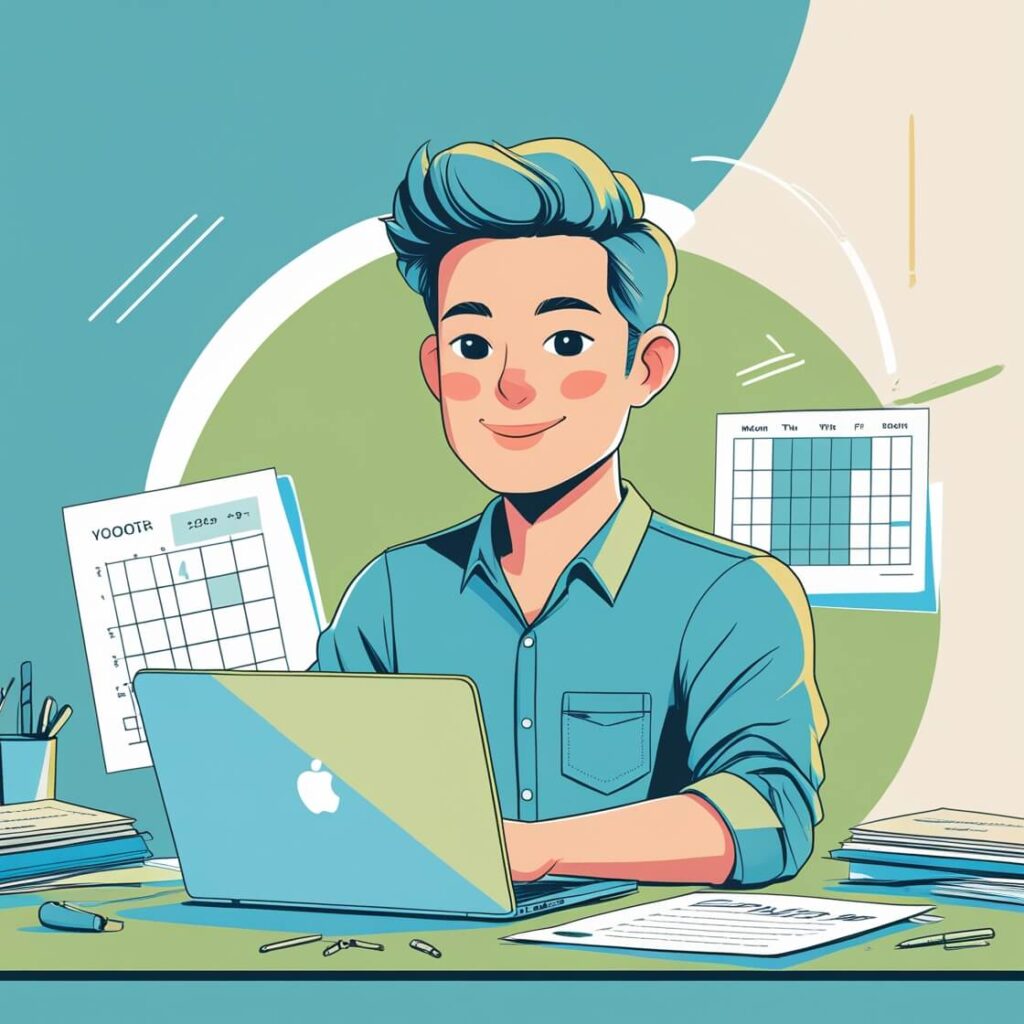 "Freelancer working from home on a laptop, building a successful online career." "Freelancer working from home on a laptop, building a successful online career."
