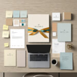 Guide on creating consistent branding through design, focusing on color palettes, typography, and logo usage.