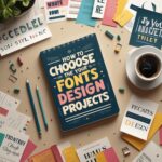 Font selection for design projects with a variety of typography styles.