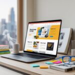 Step-by-step guide for designing a visually attractive blog layout with examples of color schemes, typography, and imagery.